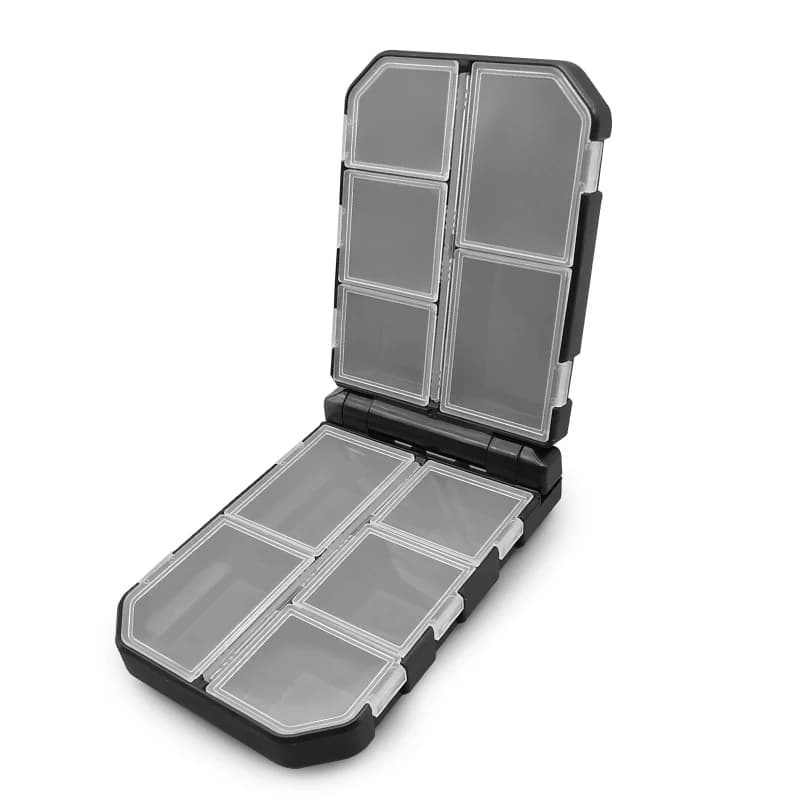 Boîte de rangement pêche LUREHOLIC pour leurres, hameçons, plombs tungstène et accessoires