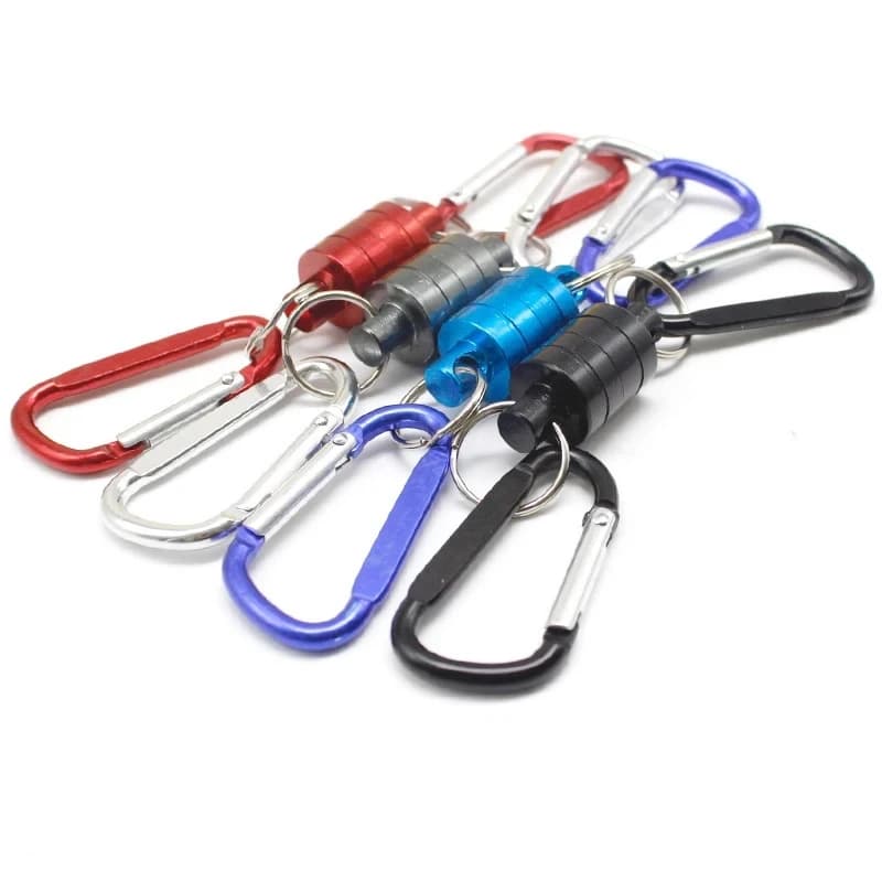 Mousqueton de pêche magnétique robuste Burle pour matériel extérieur et randonnée