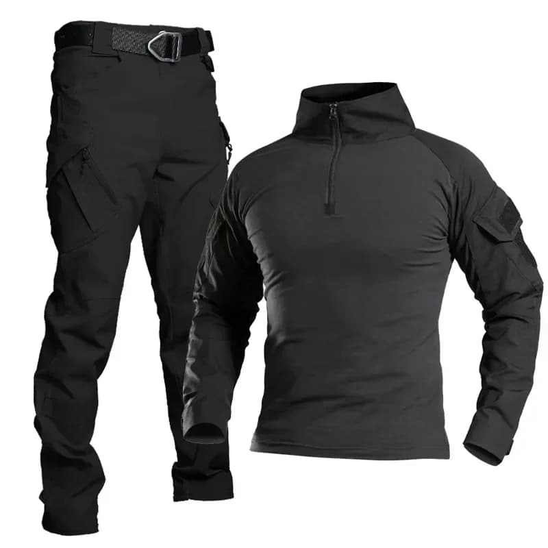 Uniforme chasse été pêche tactique manches longues pantalon camping camouflage homme