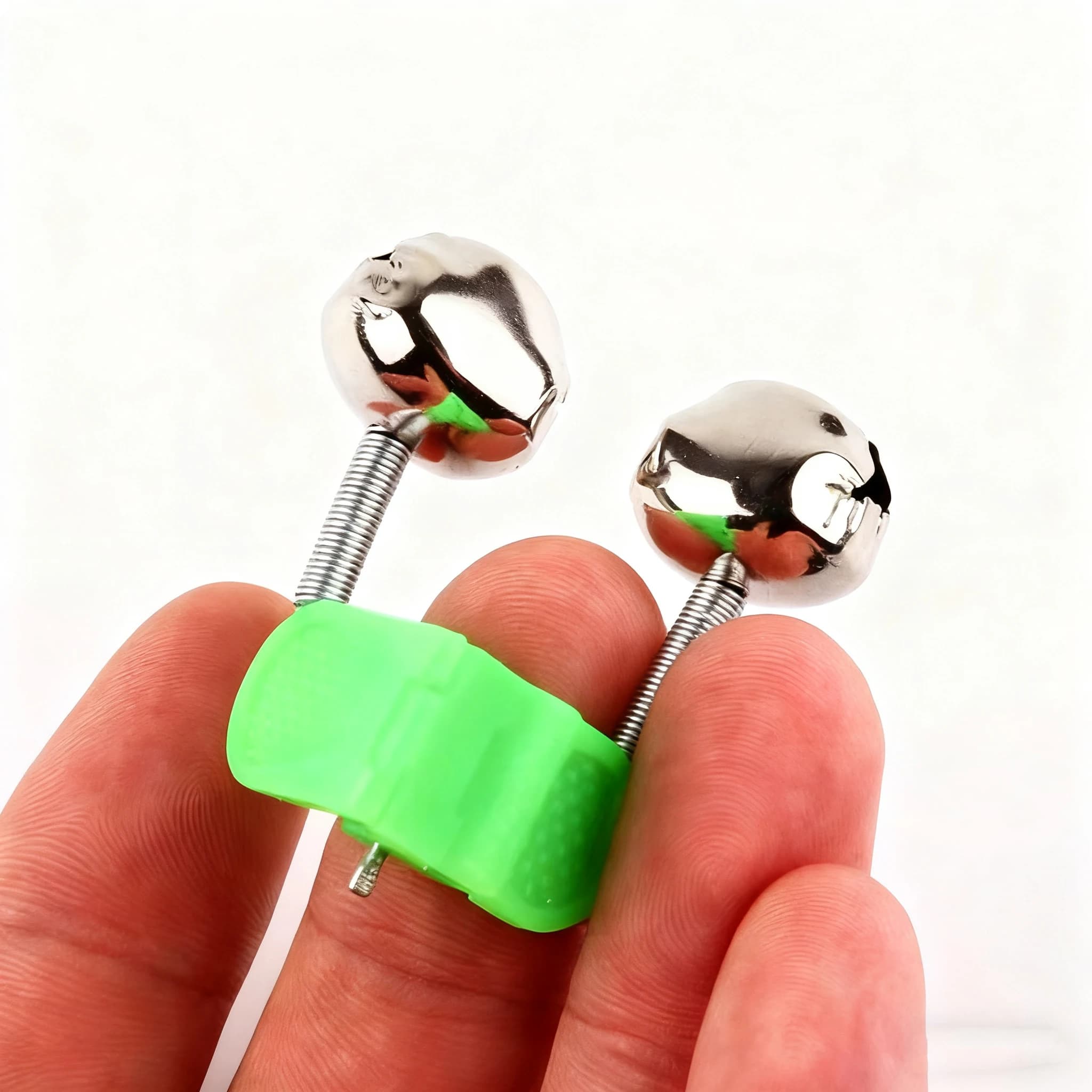 Cloches de pêche ABS vert 5/10 pièces - Alarme morsure spirale pour canne mer accessoires pêche