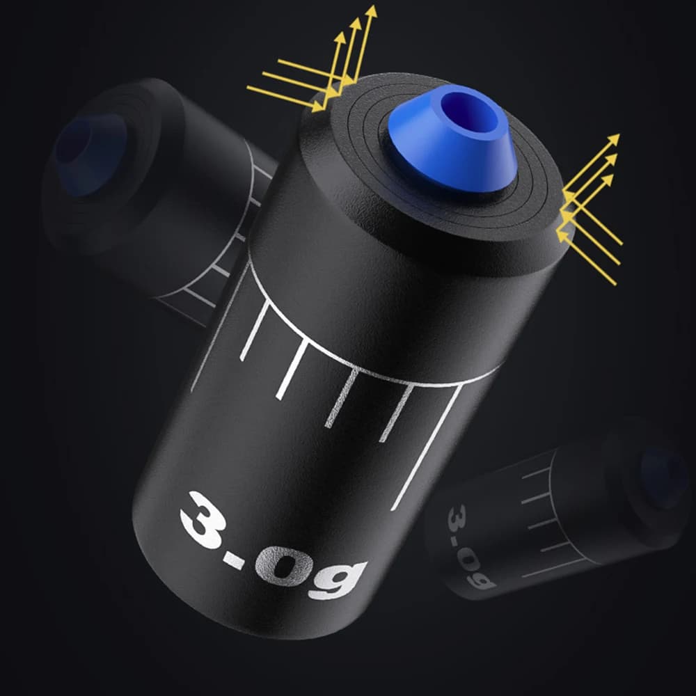 Plombs de pêche plombés 1.5g à 3.5g - 100 pièces pour lancer loin et précis - Poids étalonnés
