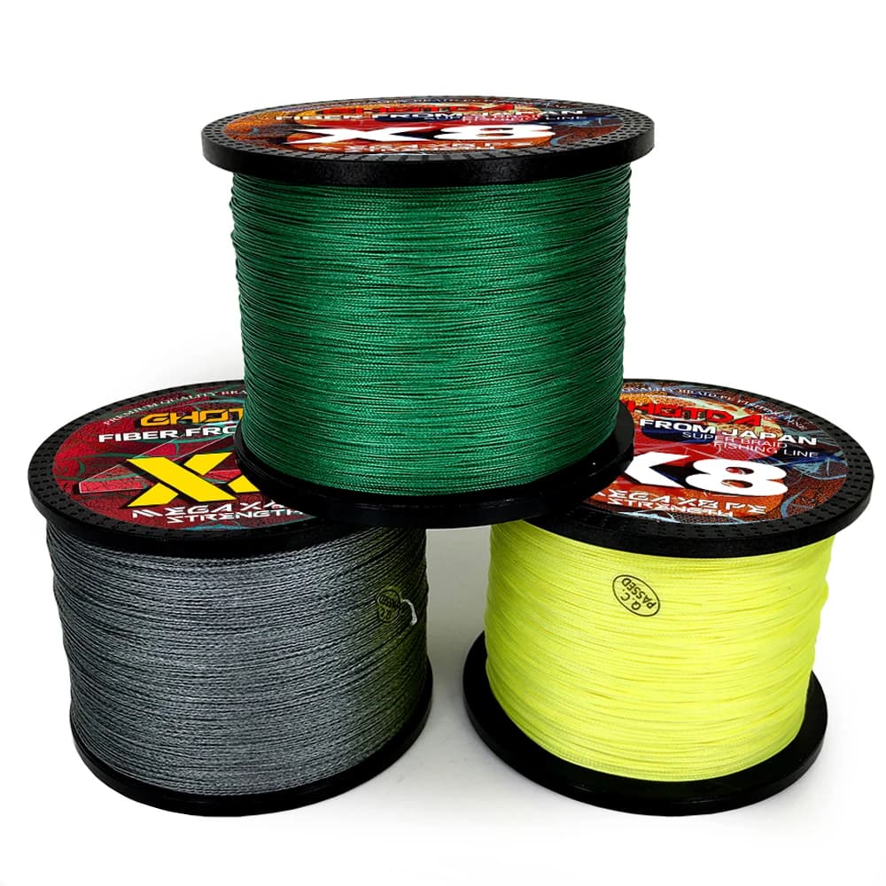 Fil de pêche tressé GHOTDA X8 100M 300M 8kg-35kg leurre carpe multifilament mer résistant