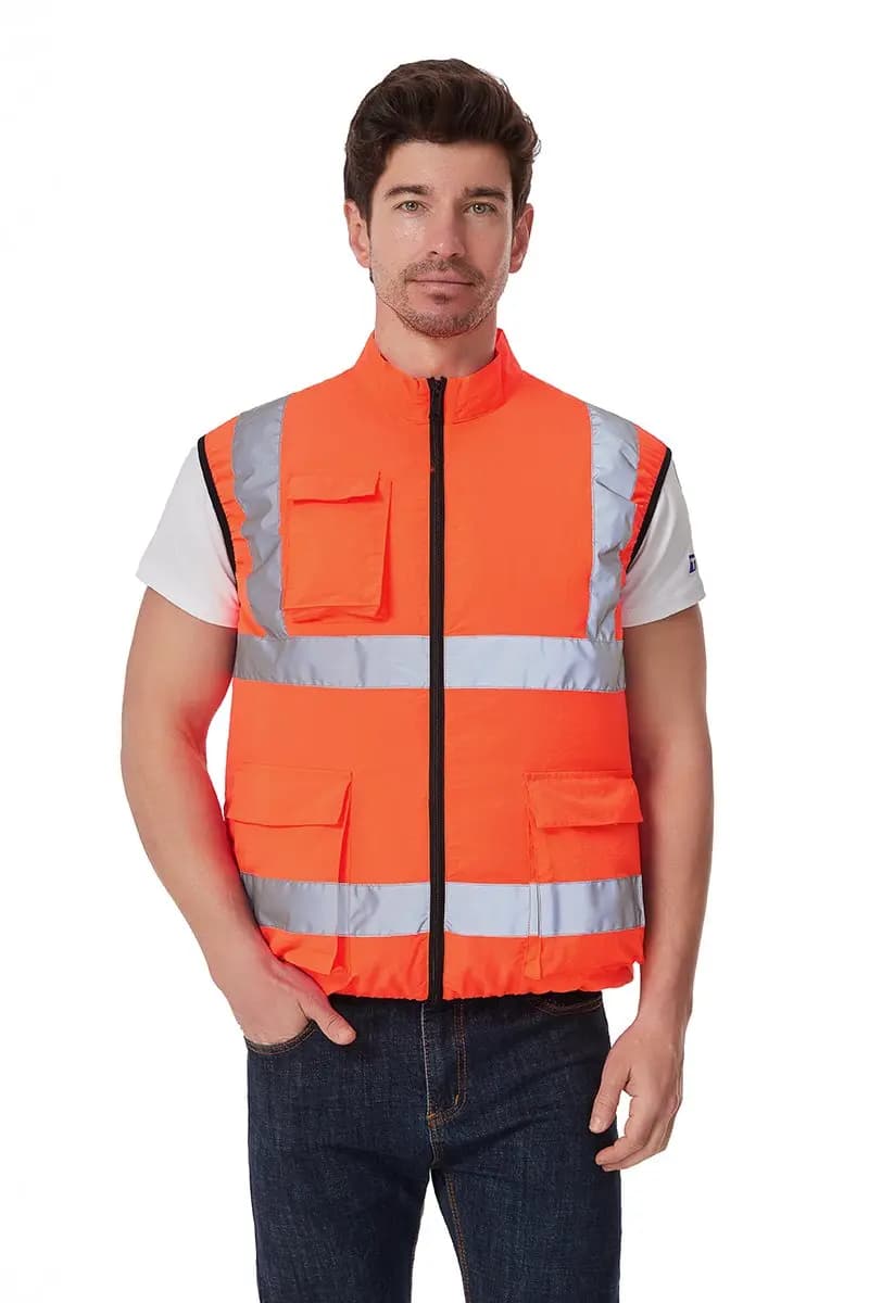 Veste Rafraîchissante Été avec Ventilateur et USB, Haute Visibilité pour Travail ou Pêche
