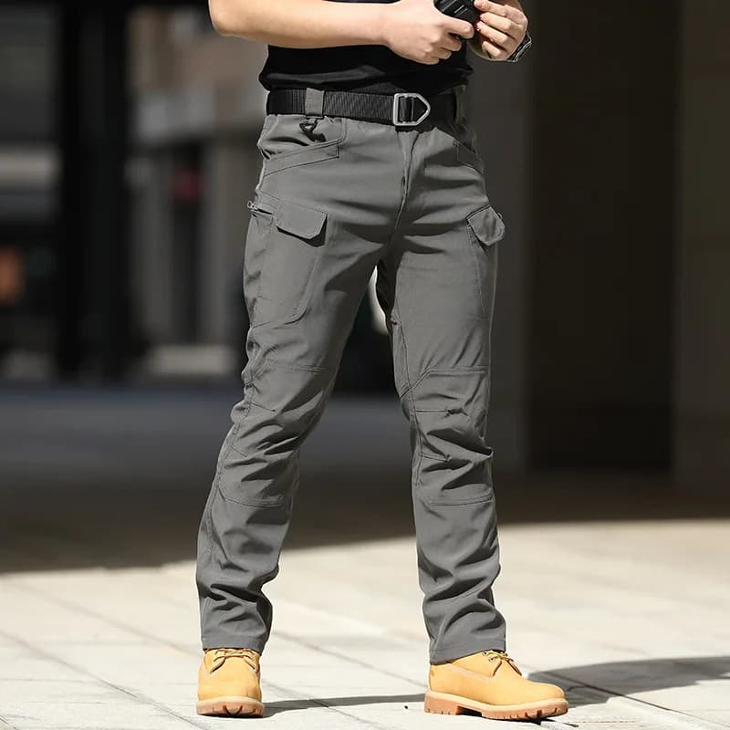 Pantalon militaire tactique ville homme - Imperméable résistant - Entraînement pêche multi-poches