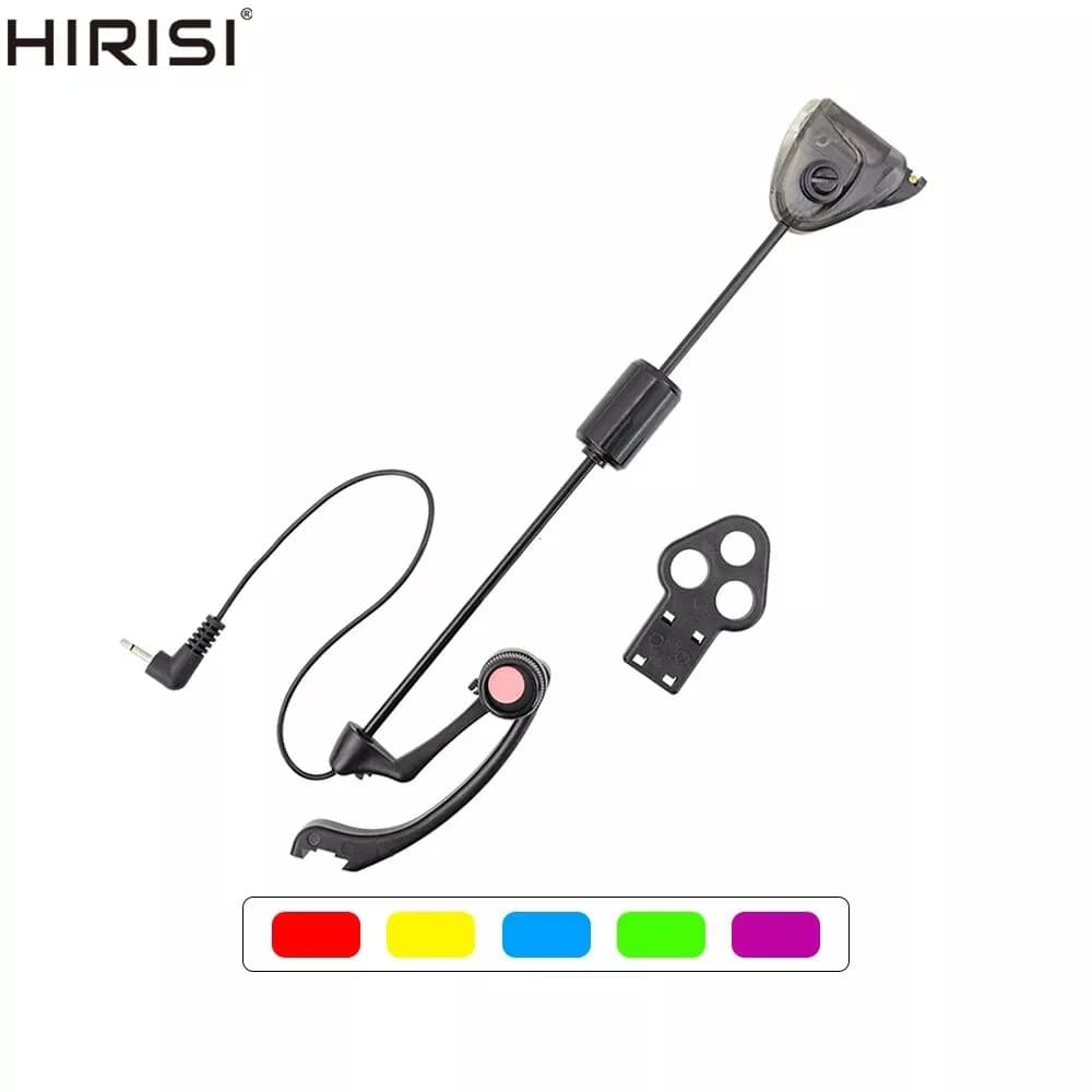 Hanger LED pour swinger de pêche à la carpe - indicateur de touche lumineux pour pêche nocturne et alarmes