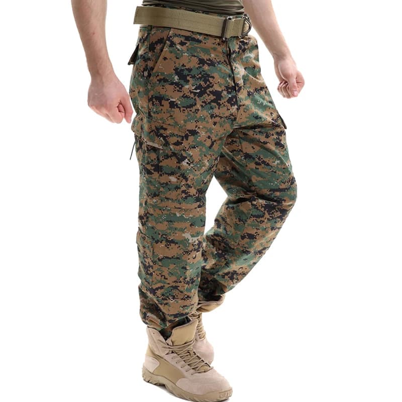Pantalon cargo hiver résistant usure - Multi-poches élastique pour pêche froide