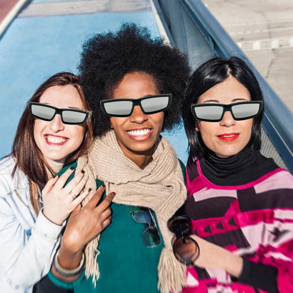 Lunettes éclipse solaire papier sécurité observation soleil protection UV pêche