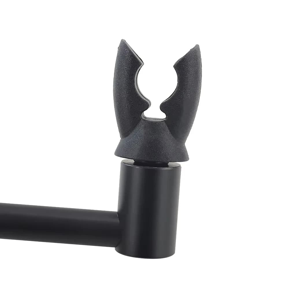 Tête de support de canne avec grip caoutchouc pour alarmes de pêche à la carpe - Modèle AC170