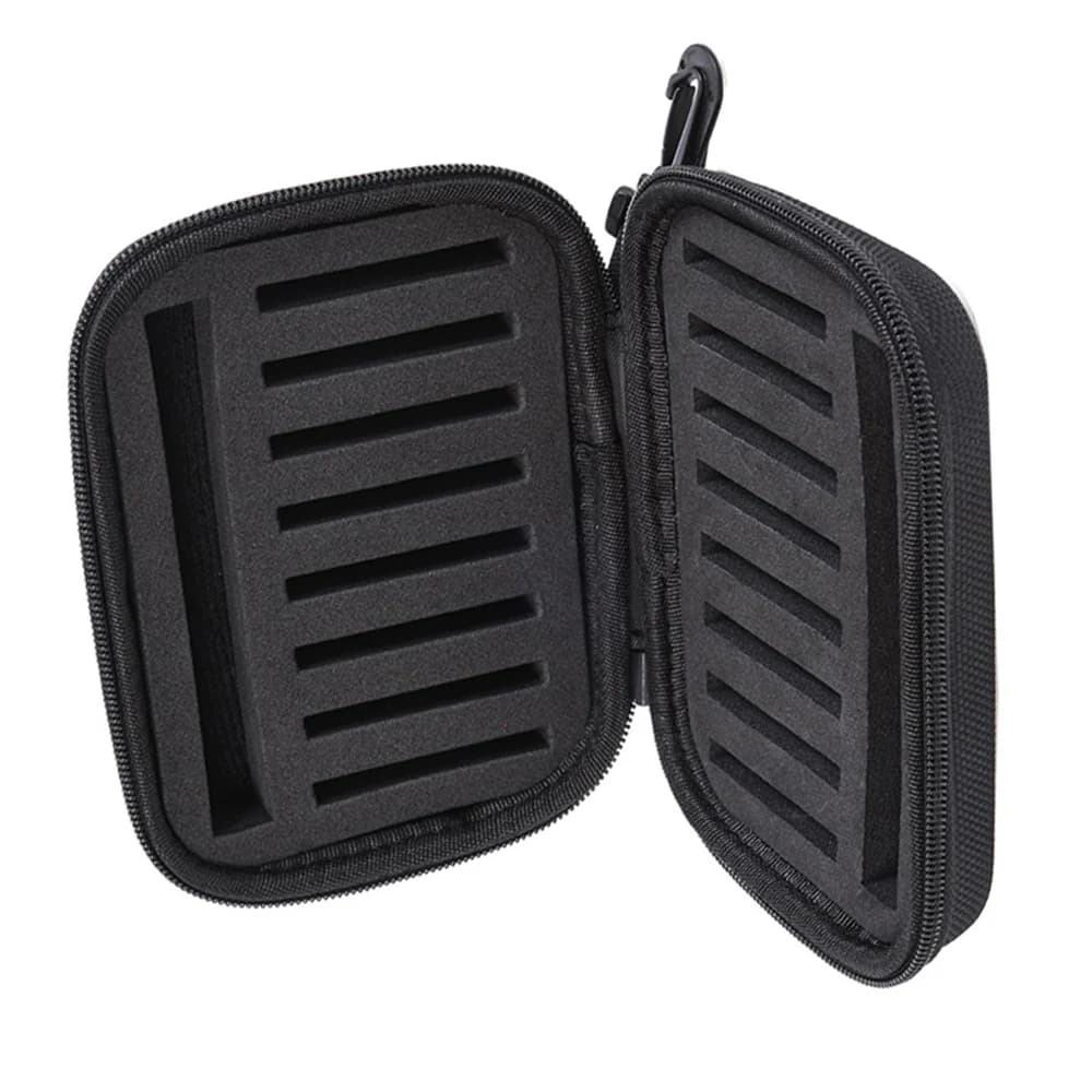 Boîtier de rangement EVA dur 16x11x5 cm pour leurres mouches et cuillères de pêche à la truite