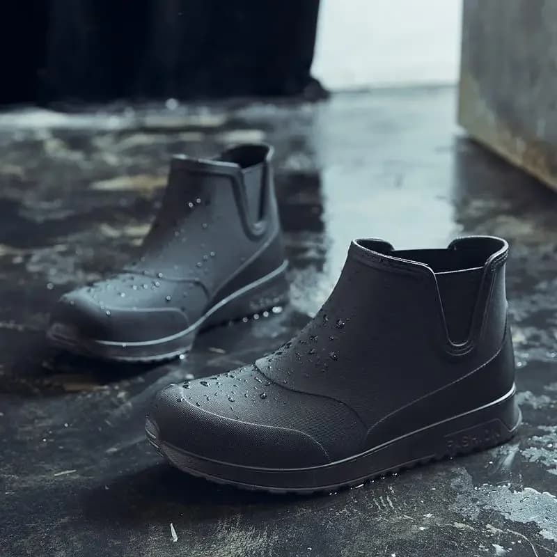 Bottes randonnée pêche homme poids léger plage antidérapantes durables imperméables caoutchouc