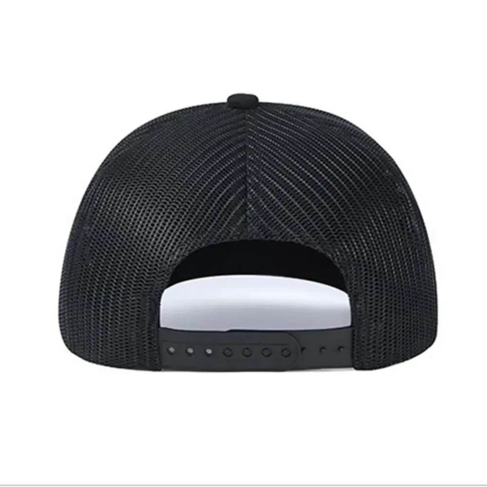 Casquette pêche légèrement courbée style trucker respirante été pêche loisir unisexe