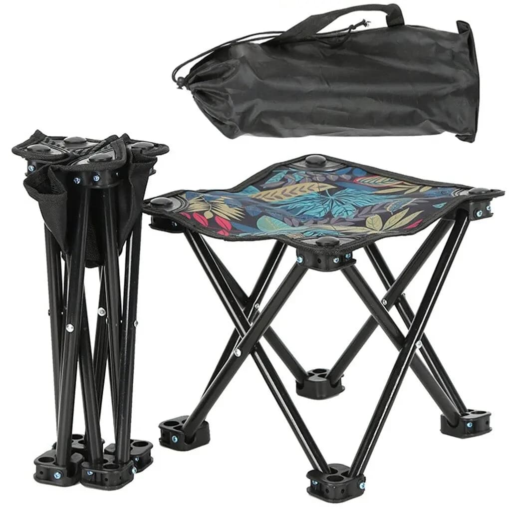 Tabouret pliant portable pêche randonnée camping plage siège dépliable léger