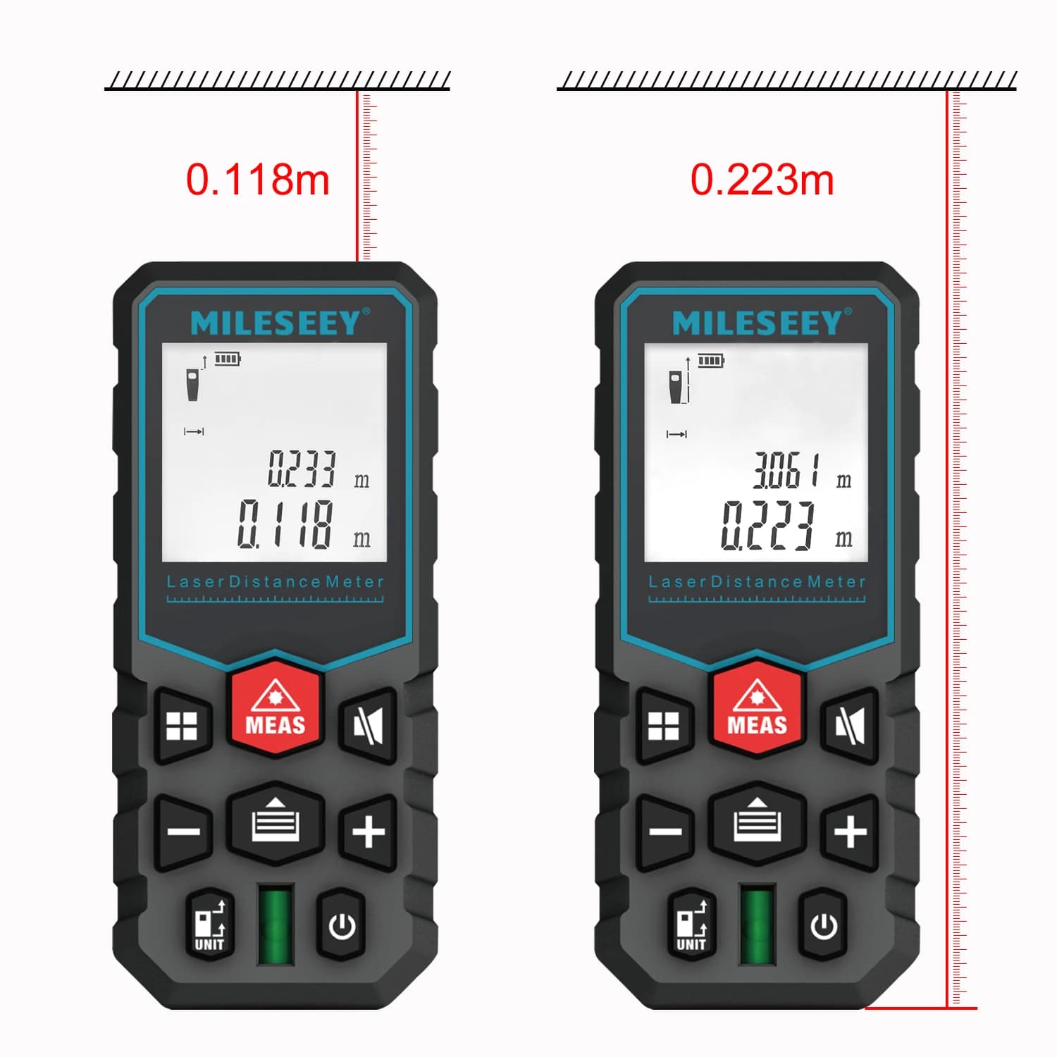 Télémètre laser professionnel Mileseey X5 S6 - Haute précision pour pêche technique et construction