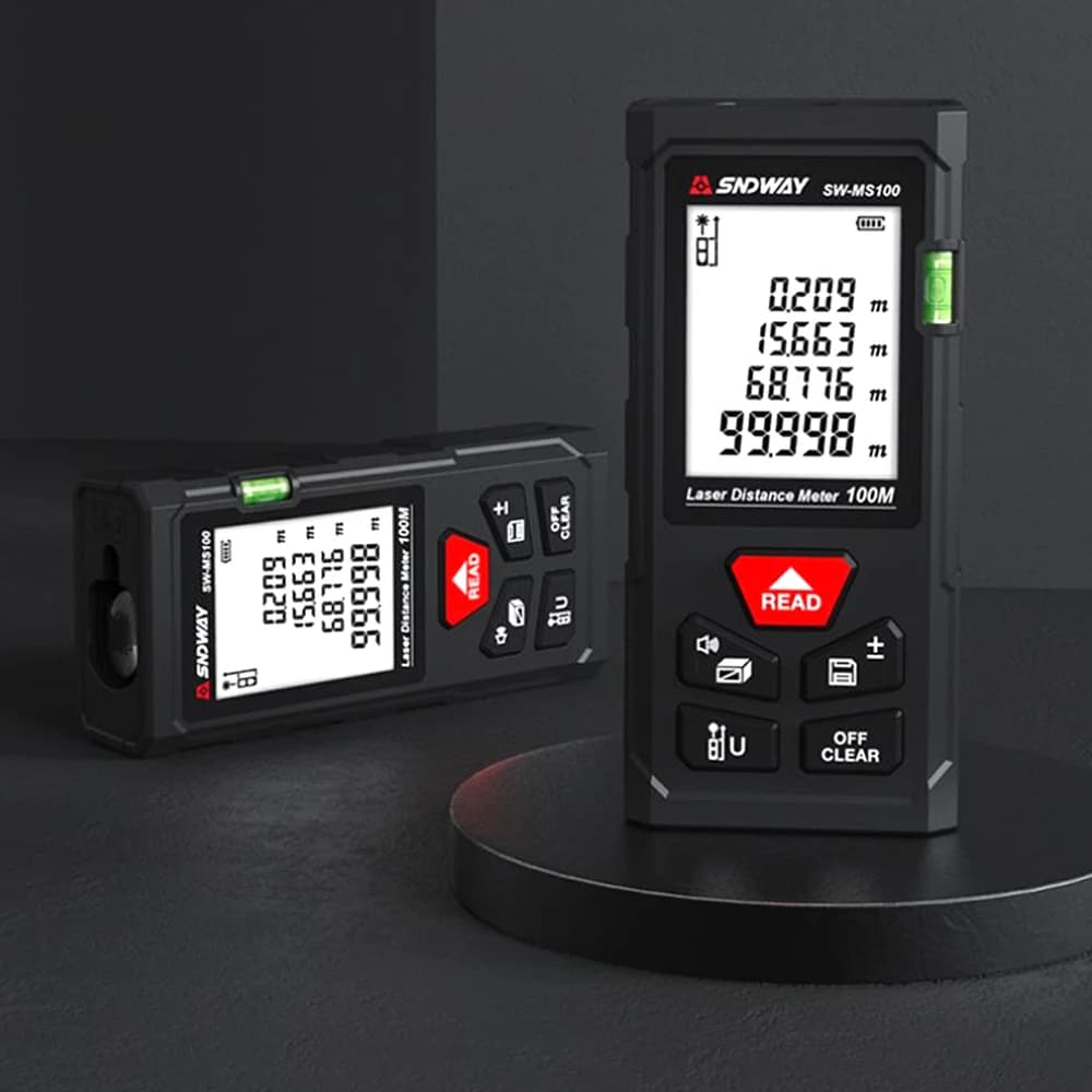 Télémètre laser professionnel SNDWAY SW haute précision mini pour pêche et construction