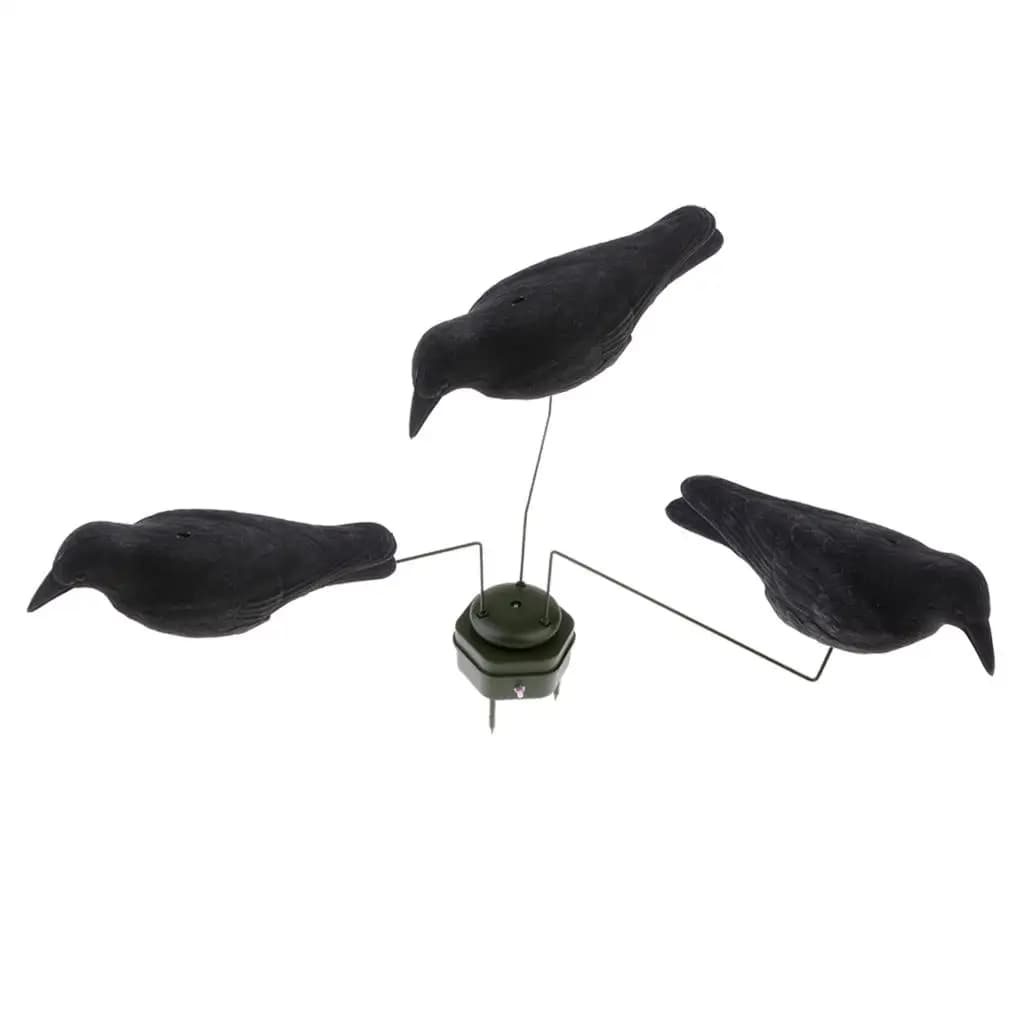 Leurre corbeau multifonction pour chasse oiseaux et protection jardin - Contrôle animalier
