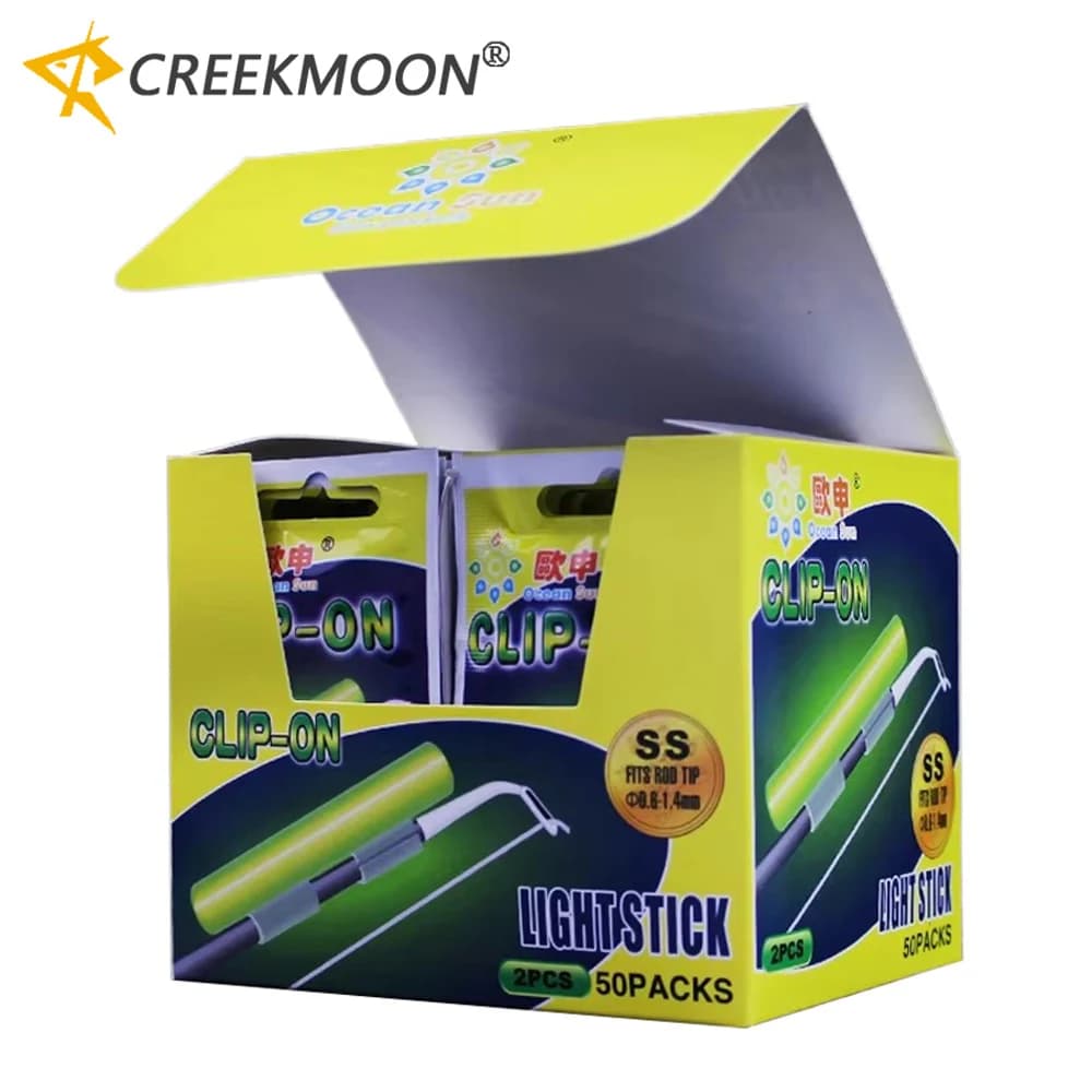 20 lumineux clipables pour canne à pêche de nuit, indicateur de touche par induction avec flotteurs