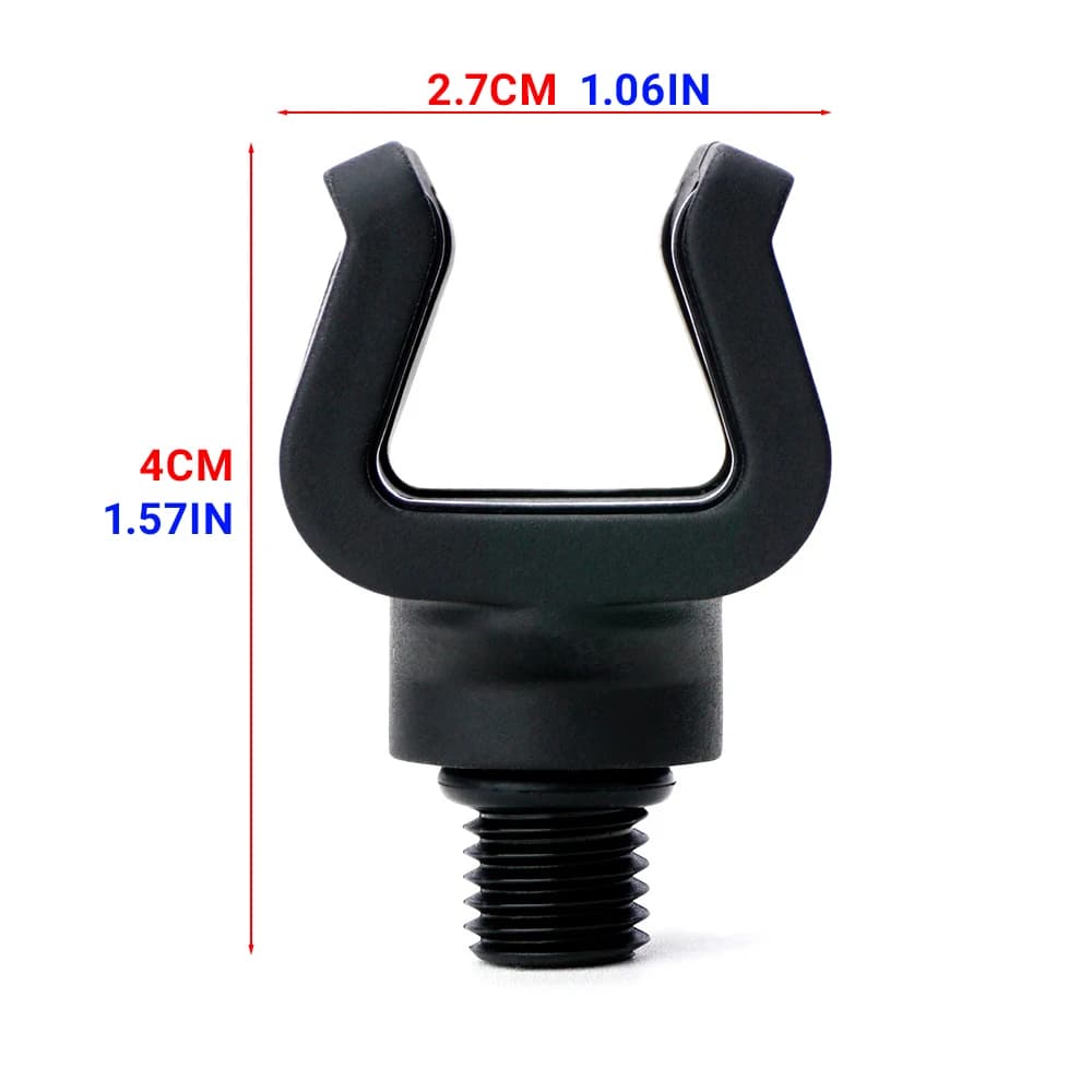 Kit 4 pièces Hirisi de têtes de rod pod avec grip universel pour alarmes et supports de canne