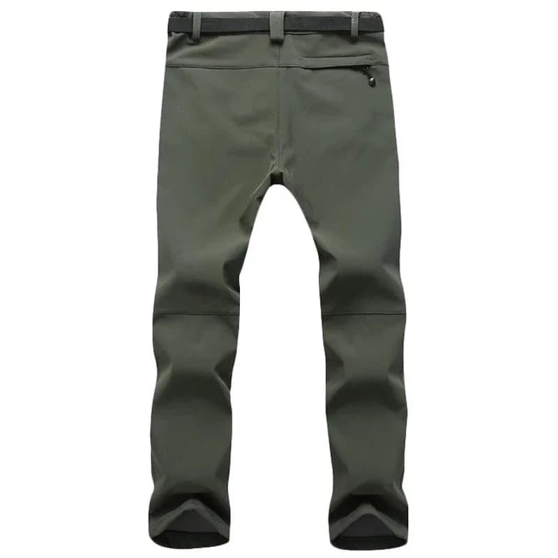 Pantalon stretch imperméable hiver épais polaire - Pêche casual chaud windbreaker sweatpants homme tactique