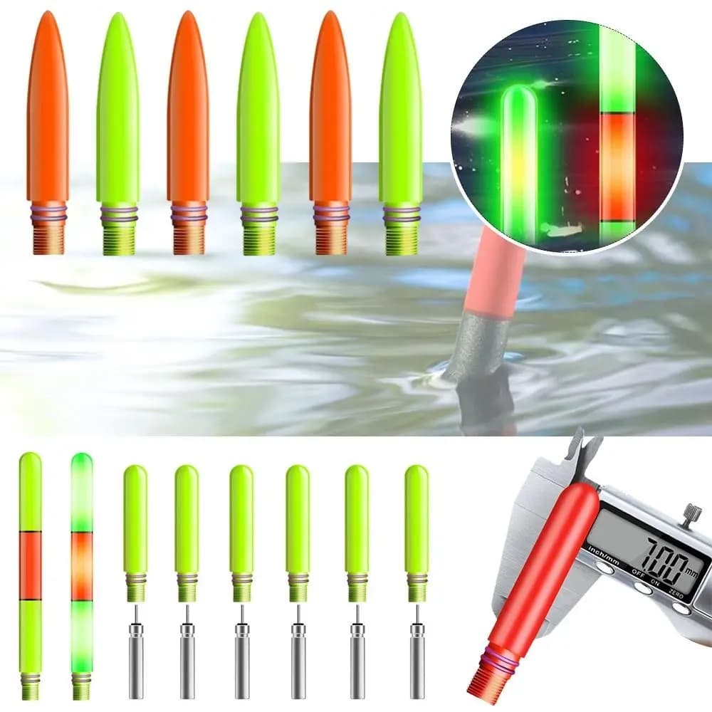 Flotteur électronique intelligent LED ultra sensible - capteur changement couleur pêche nuit brillant