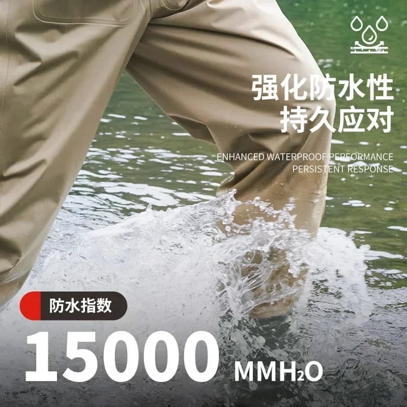 Combinaison pêche britannique unisexe étanche respirante wading boots pantalon lancement mi-hauteur