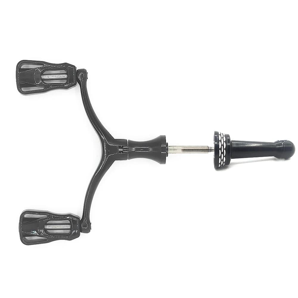 Moulinet spinning pliable DIY - Manche double prise, roue creuse, modification équipement pêche