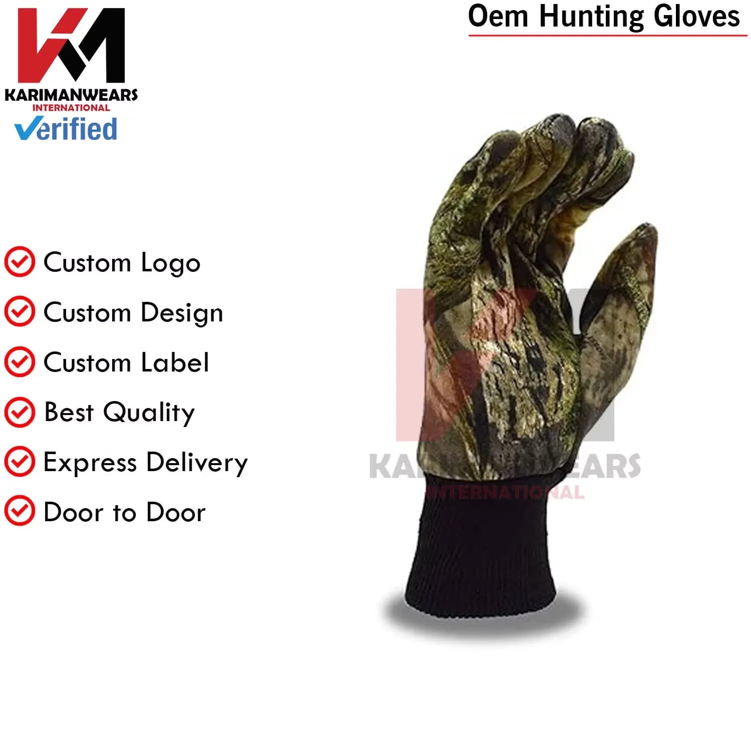 Gants camouflage chasse hommes légers durables confortables résistants intempéries pêche
