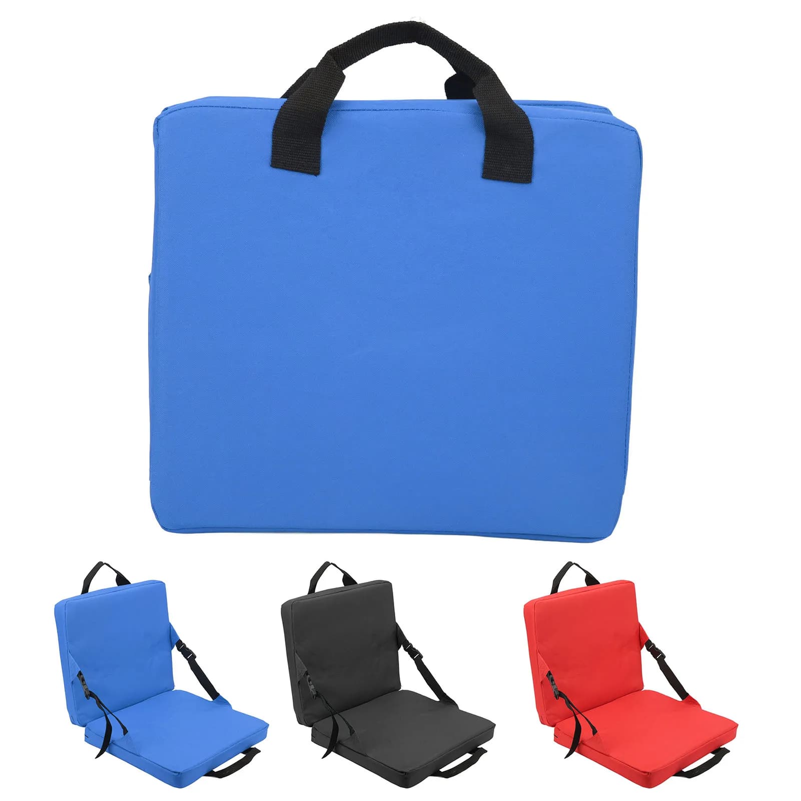Chaise pliante de pêche avec dossier et coussin éponge - Confortable pour plage et stade