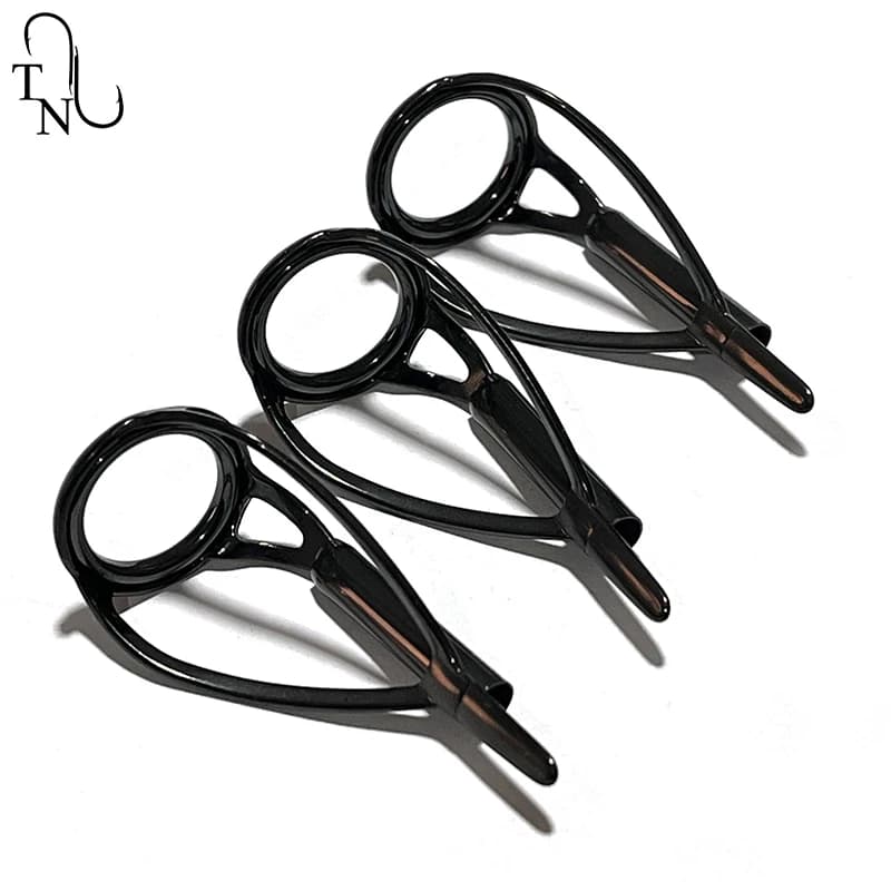 Kit réparation cannes carp fishing TN89 Seaguide 3 pièces cadre acier 316 et anneaux céramique