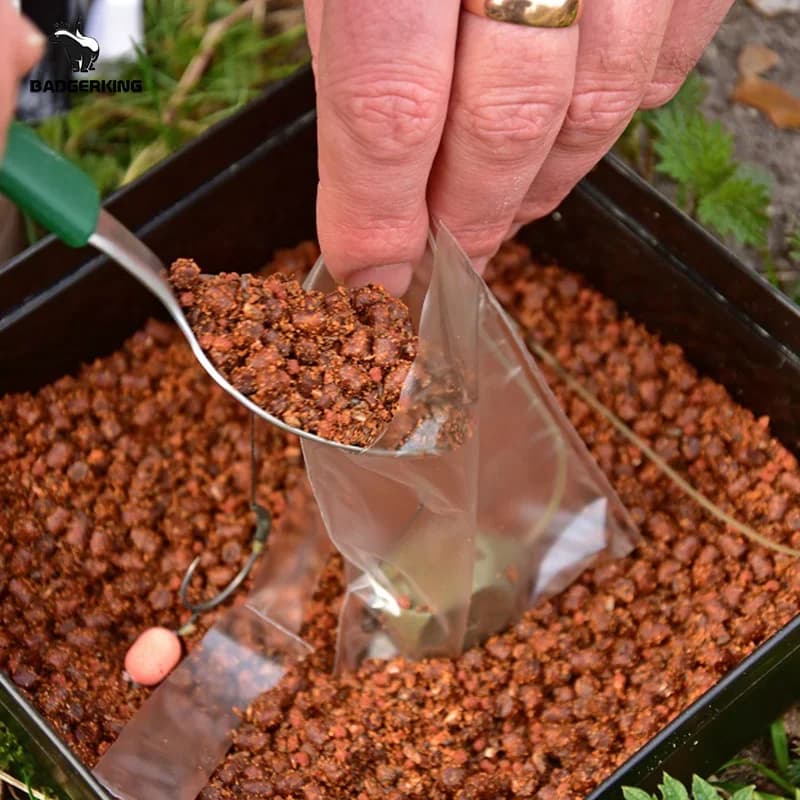 Lot de 50 sacs PVA solubles pour la pêche à la carpe, biodégradables et à dissolution