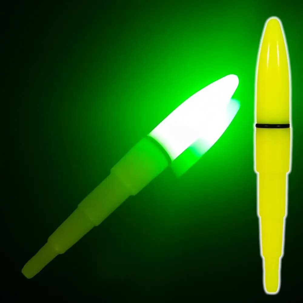 Flotteur lumineux LED électrique pour la pêche de nuit, bâton lumineux électronique et flotteur lumineux