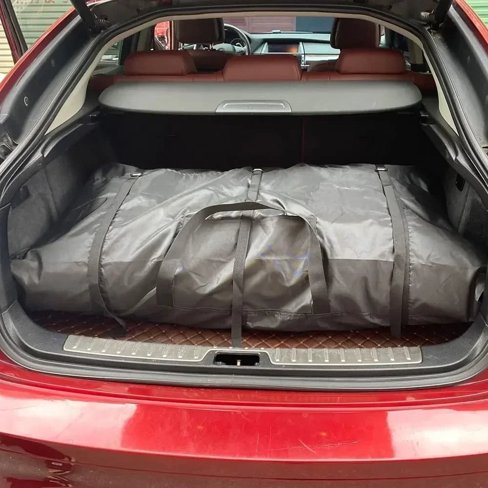 Sac de transport pliable pour bateau gonflable PVC et kayak - Sac de rangement voiture pour équipement pêche