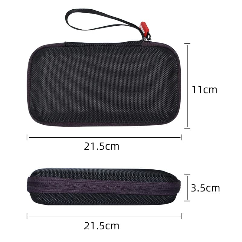 Étui de transport rigide ANBERNIC pour RG35XX H/RG353M - Protection consoles retro avec filet cartes SD