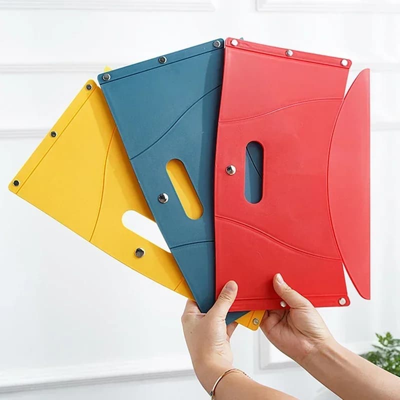 Tabouret pliant portable léger en plastique - Siège de rangement pour camping et pêche