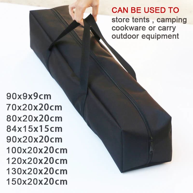 Sac de rangement camping toile pour cannes de pêche tente accessoires pêche voyage pique-nique