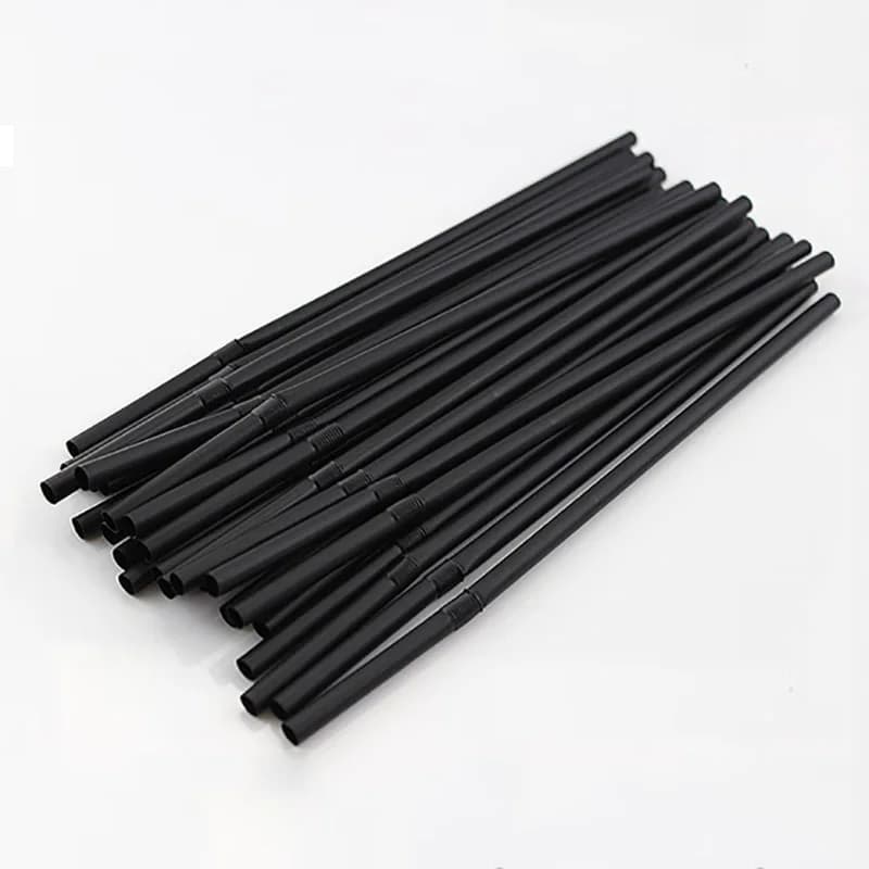 Pailles colorées et noires 50-1000 pièces pêche nœuds mariage fournitures cuisine