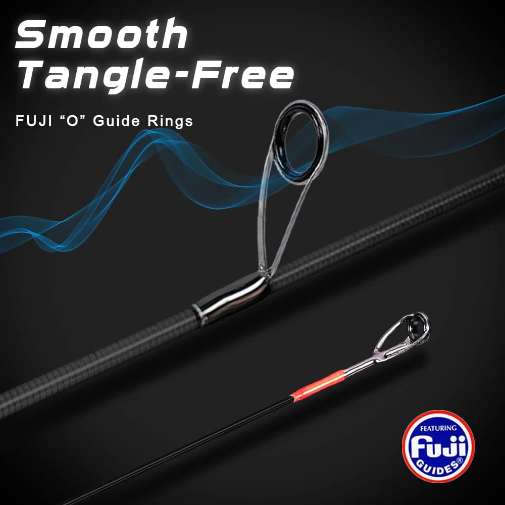 Canne spinning ultra légère MIFINE Nano Jig 0.2-0.8g 1.68/1.83m anneaux Fuji action MF truite black bass