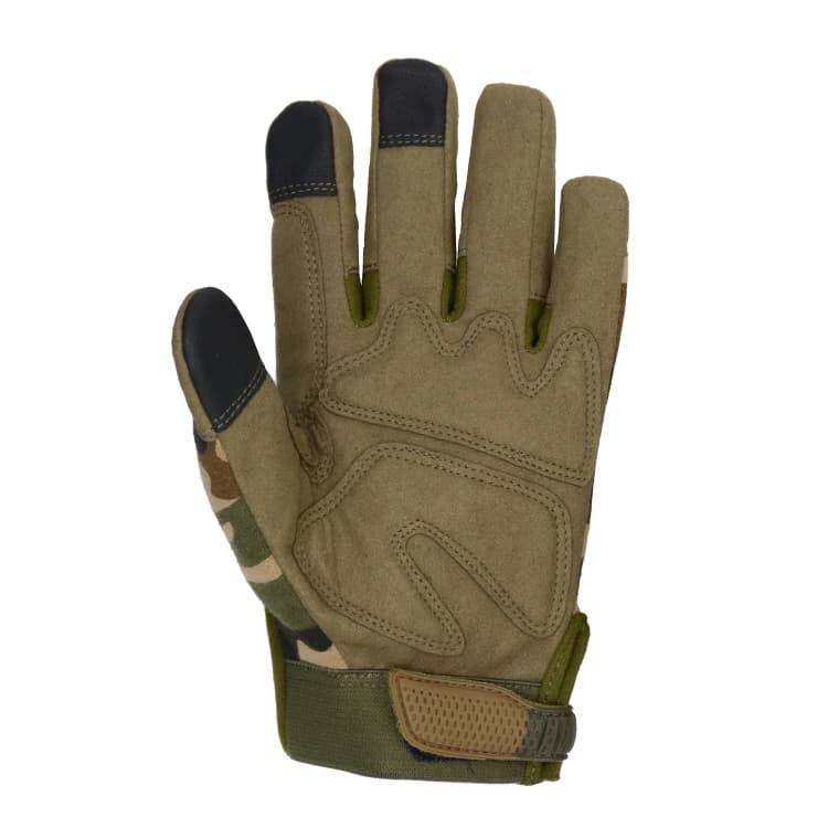 Gants tactiques PRI camouflage 90 jours fenêtre cuir protection mains pêche