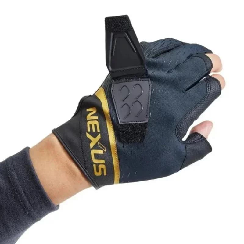 Gants de pêche d'hiver trois doigts exposés GL-112V - Chauffants et imperméables pour pêche au rocher