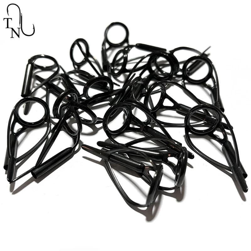 Kit réparation cannes carp fishing TN89 Seaguide 3 pièces cadre acier 316 et anneaux céramique