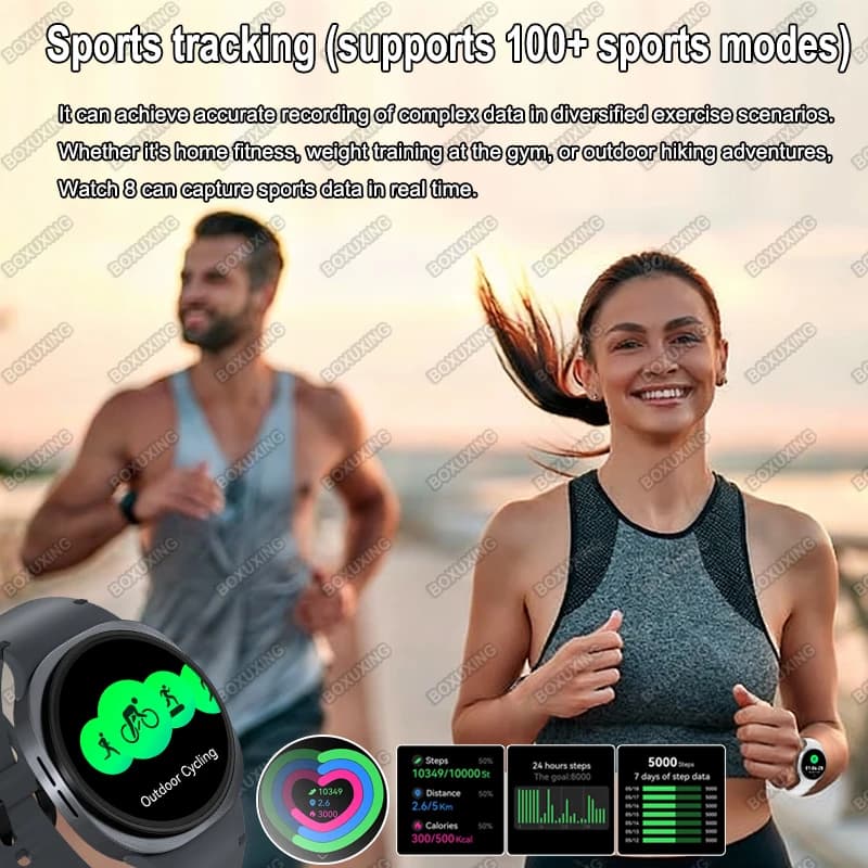 Montre Watch 8 Mini avec GPS, navigation cartes et NFC pour sports outdoor étanche IP68
