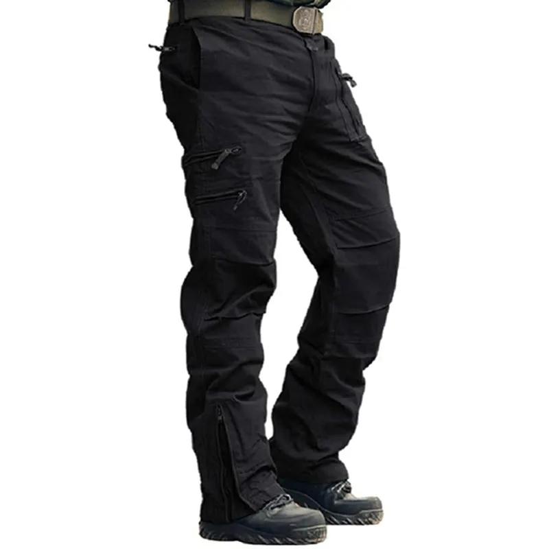 Pantalon cargo camouflage 2024 homme militaire vert gris multi-poches coton pêche travail