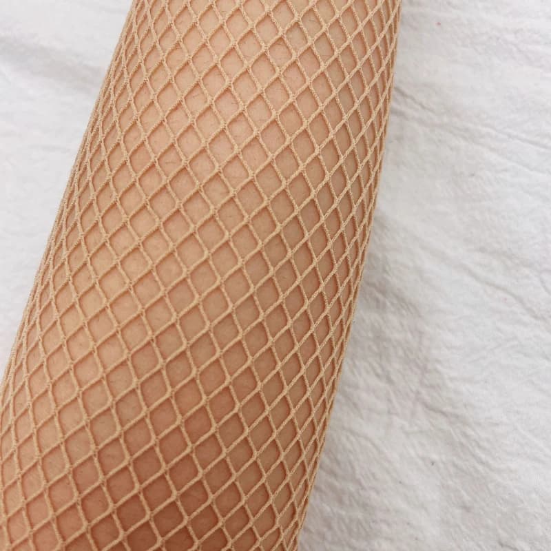 Gants résille pêche transparents élastiques longs - Cosplay, scène, performance et mode personnalité