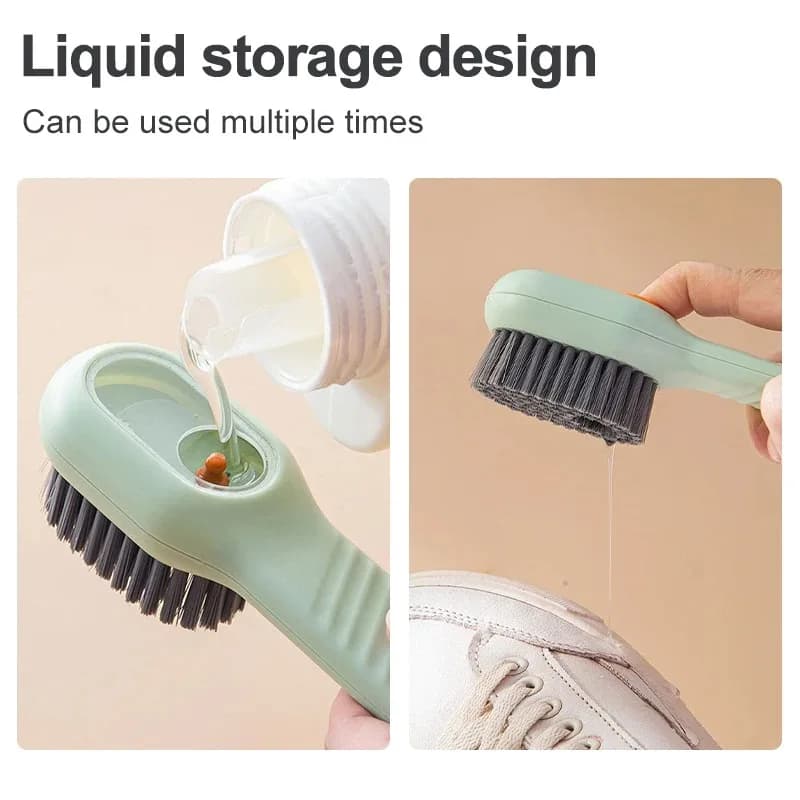 Brosse de nettoyage multifonction longue manche - Parfaite pour équipements de pêche et bottes