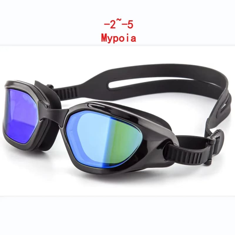 Lunettes de natation correctrices myopie homme femme - Verres optiques anti-buée pour piscine et sports nautiques