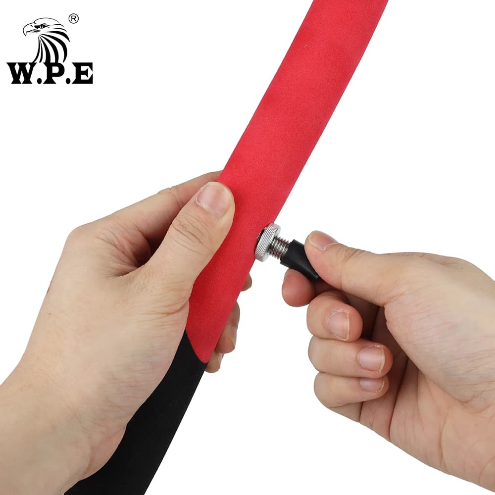 Support de canne à pêche feeder W.P.E réglable 26-60cm avec base EVA pour pêche au feeder confortable