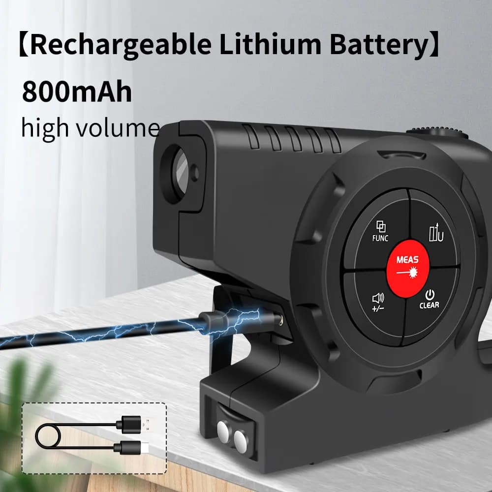 Télémètre laser Snakol 3en1 multifonction haute précision pour pêche et bricolage