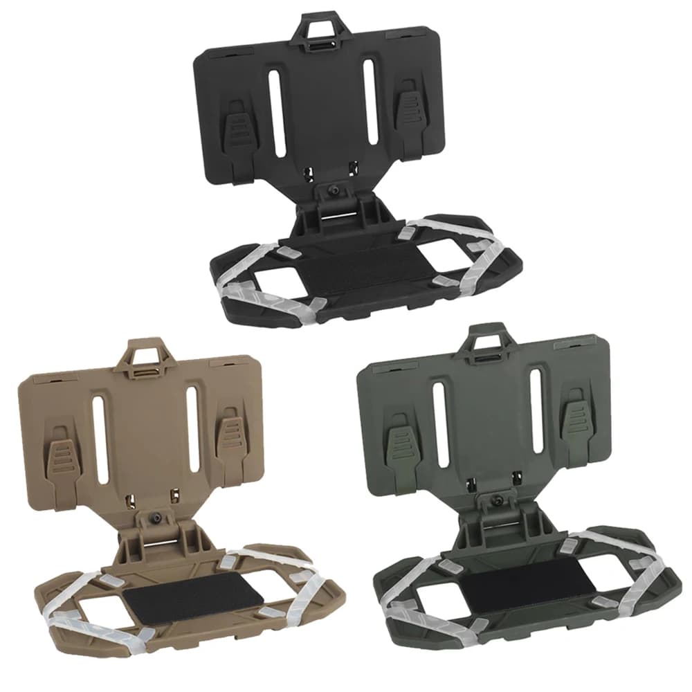 Support carte navigation pliable pêche - Étui téléphone, fixation gilet, accessoires airsoft pêche