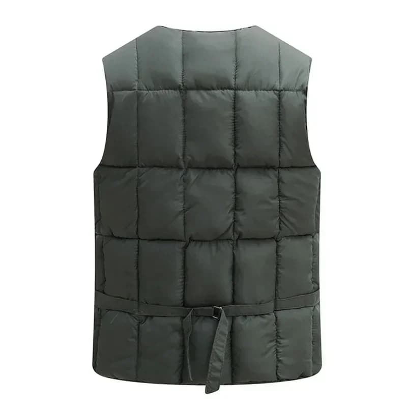 Veste matelassée tactique homme multi-poches hiver - Manteau sans manches léger pour activités outdoor