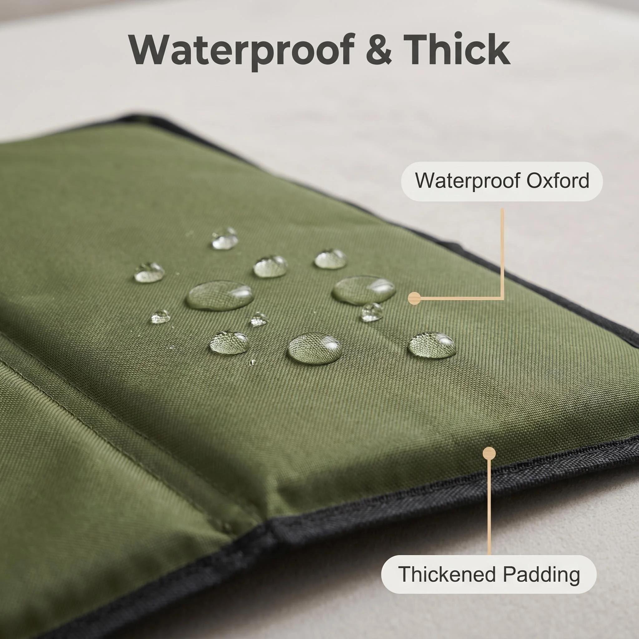 Tapis de décrochage pliable multifonction Hirisi avec coussin éponge respirant pour la pêche de la carpe