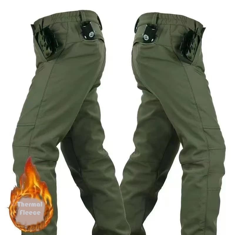 Pantalon cargo militaire tactique hiver imperméable pêche randonnée chaud combat hommes